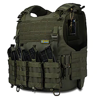 Бронежилет 2 класса Warmor gen.4. Олива. Вес 4,2 кг.