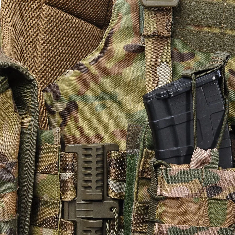 Плитоноска Warmor gen.4 Max. Мультикам. 9 подсумков.