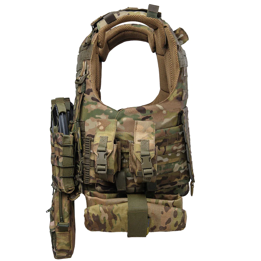 Плитоноска Warmor gen.4 Max. Мультикам. 9 подсумков.