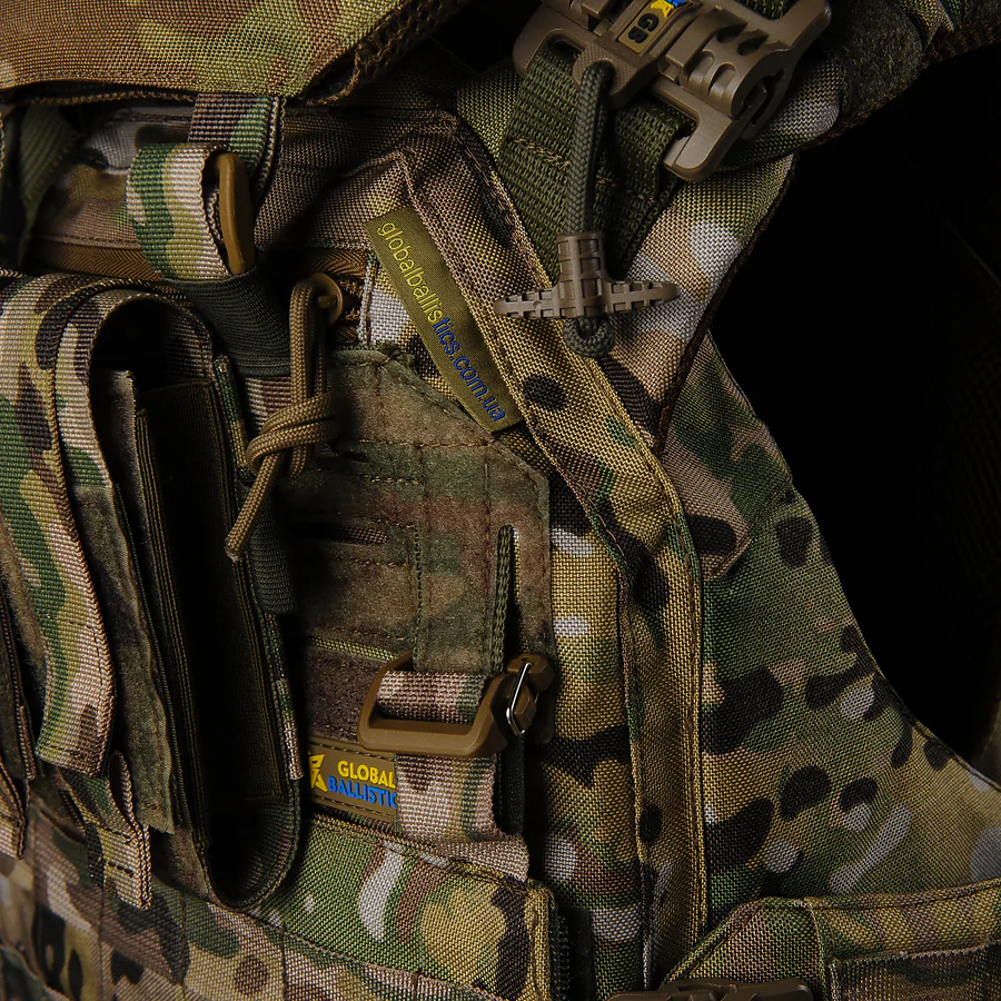 Плитоноска женская Warmor gen.3 FL MAX (for Ladies). С максимальным набором подсумков и защитой шеи 1 класс ДСТУ. Мультикам.