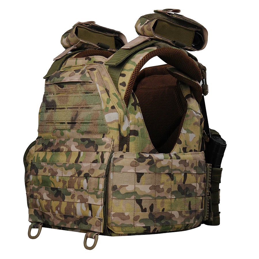 Плитоноска женская Warmor gen.3 FL MAX (for Ladies). С максимальным набором подсумков, быстрым боковым и верхним сбросом (без плит). Мультикам.