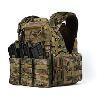 Плитоноска женская Warmor gen.3 FL (for Ladies). С подсумками под магазины АК и быстрым боковым и верхним сбросом (без плит). Мультикам.