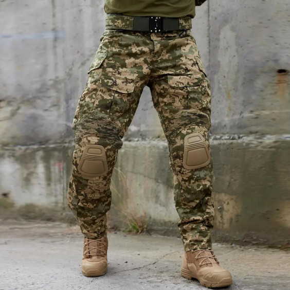 Боевые штаны G3. Без наколенников. Производство Украина. Пиксель.