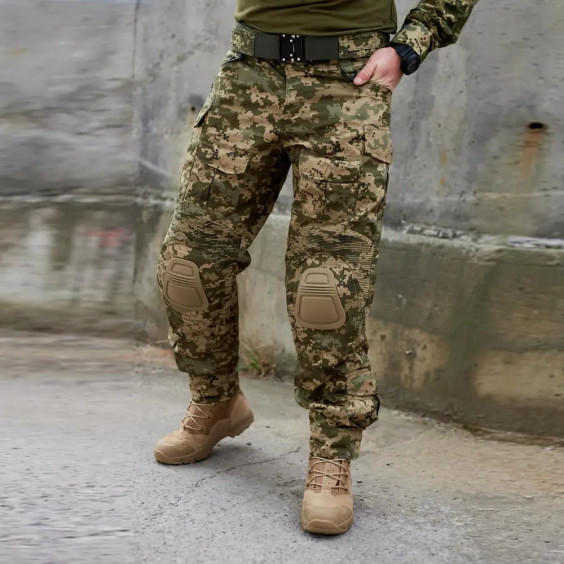 Боевые штаны G3. Без наколенников. Производство Украина. Пиксель.