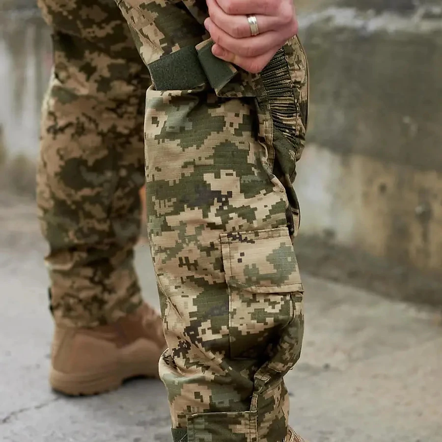 Боевые штаны G3. Без наколенников. Производство Украина. Пиксель.