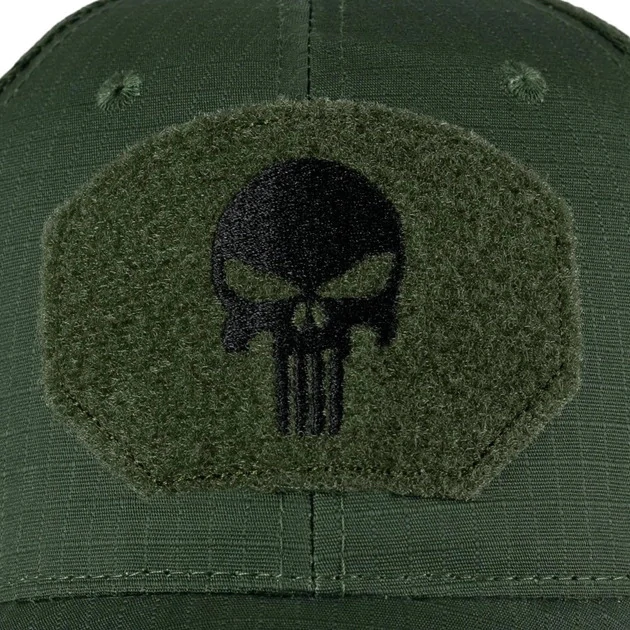Кепка тактическая «Punisher» Rip-Stop Olive (олива) с сеткой
