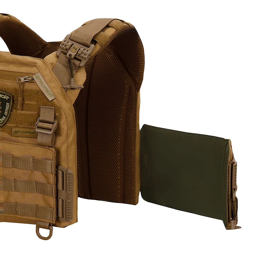 Плитоноска Warmor gen.3 Pro Max. Система быстрого сброса. 7 подсумков. Койот