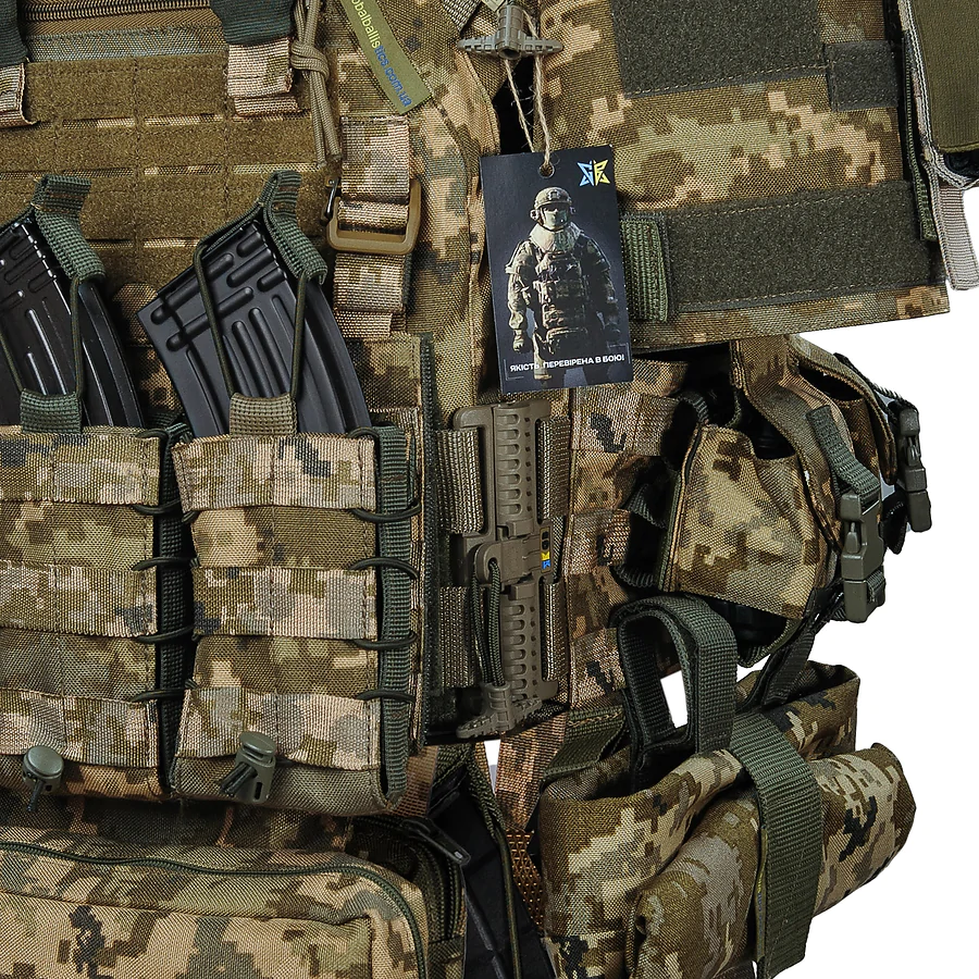 Бронежилет 6 класу Warmor Gen.3 FullSet SPECPROM. Балістичні пакети 1 класу. Піксель (ММ14)