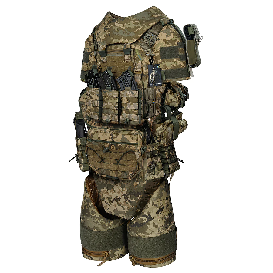 Бронежилет 6 класу Warmor Gen.3 FullSet SPECPROM. Балістичні пакети 1 класу. Піксель (ММ14)