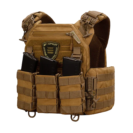 Плитоноска Warmor gen.3 XL+ Чорна зі системою швидкого скидання з підсумками. (Великого розміру)