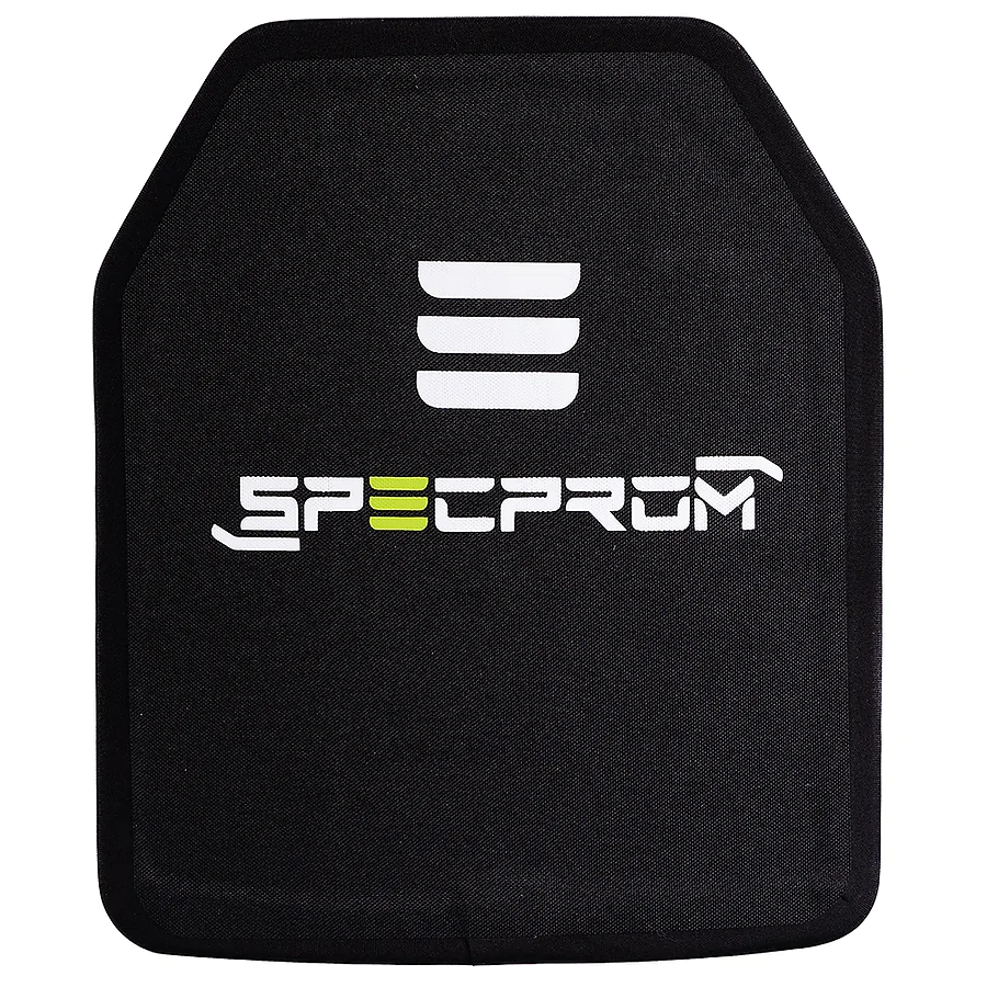 Керамическая бронеплита 6-го класса SPECPROM 2.8 кг. Размер 25 на 30 см