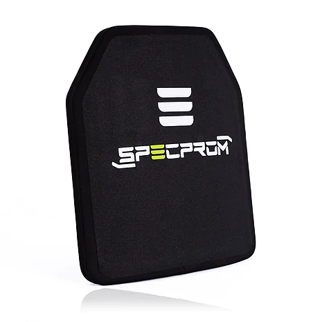 Керамічна бронеплита 6-го класу SPECPROM. Вага 2.8 кг. Розмір 25 на 30 см