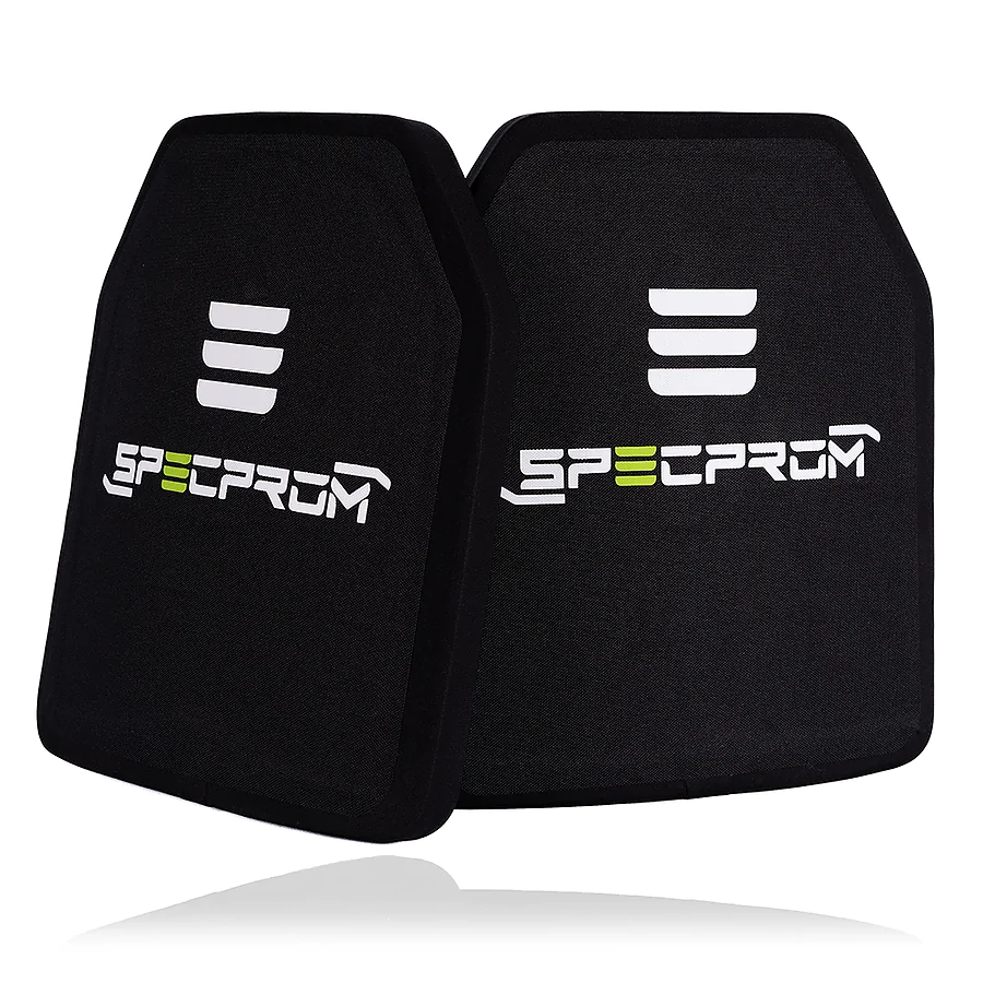 Керамическая бронеплита 6-го класса SPECPROM 2.8 кг. Размер 25 на 30 см