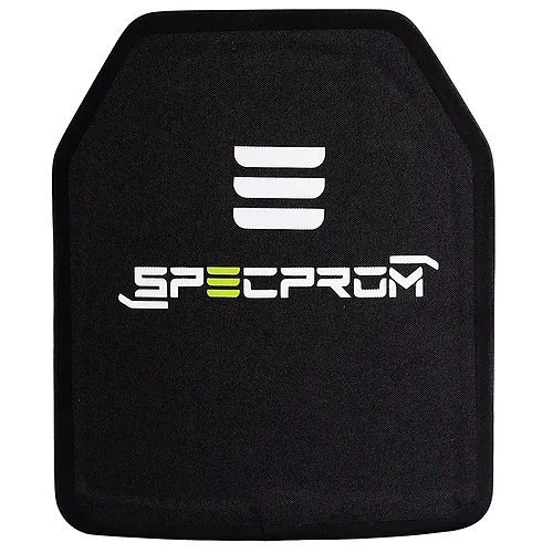 Керамическая бронеплита Sic+PE 6-го класса SPECPROM. Вес 2.4 кг. Размер 25 на 30 см