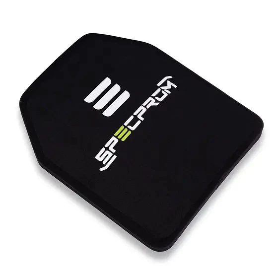 Керамічна бронеплита Sic+PE 6-го класу SPECPROM. Вага 2.4 кг. Розмір 25 на 30 см