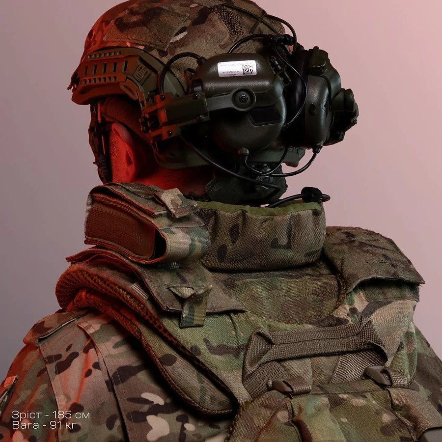 Баллистическая защита шеи Warmor Neck Protection 2.0. 1 класс SPECPROM. Мультикам