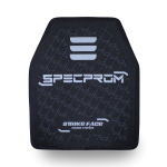 Полиетиленовая бронеплита SPECPROM 3-го класса. Вес 1,58 кг. Размер 26 на 33 см. Черная