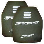 Комплект керамічних бронеплит SPECPROM CAP5-XL-B  5-го класу. Вага 3.38 кг. Розмір 27.5 на 33 см. Олива. 2 шт.