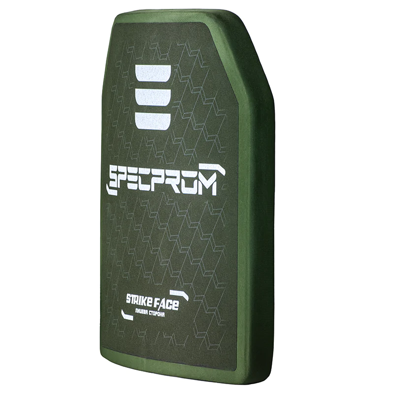 Комплект керамічних бронеплит SPECPROM 6-го класу. Вага 2.9 кг. Розмір 25 на 30 см. Олива. 2 шт.