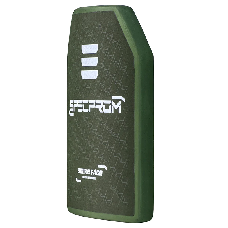 Комплект керамических бронеплит SPECPROM 6-го класса. Вес 3,2 кг. Размер 26 на 33 см. Олива. 2 шт.