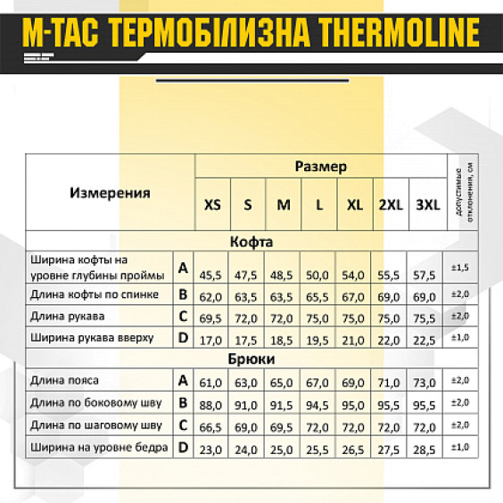 Термобілизна M-Tac ThermoLine Black