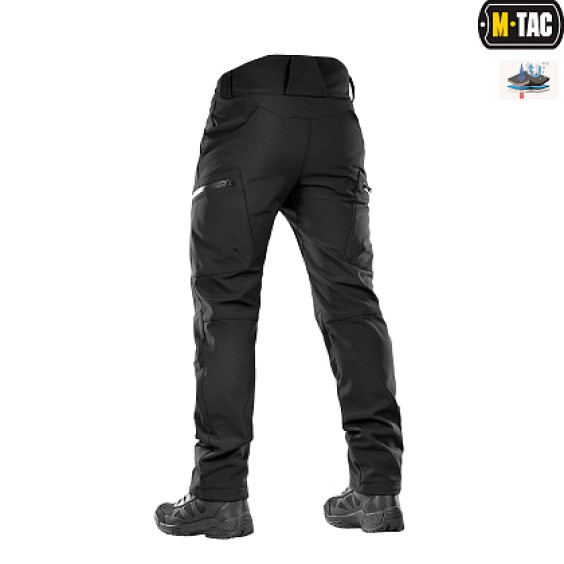 Штаны M-Tac Soft Shell Winter Black