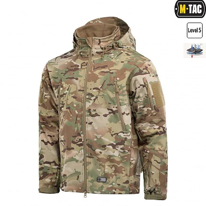 Куртка M-Tac Soft Shell з підстібкою МС. Мультикам