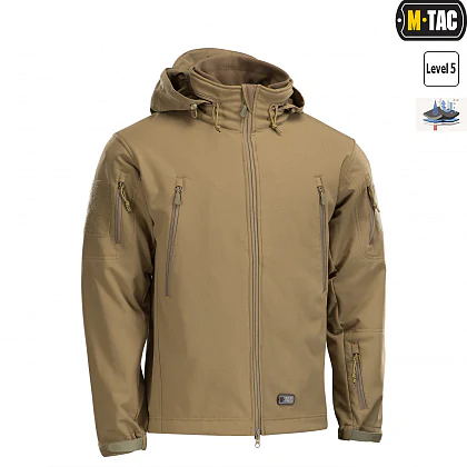 Куртка M-Tac Soft Shell с подстежкой Tan. Койот