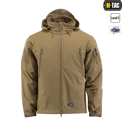 Куртка M-Tac Soft Shell с подстежкой Tan. Койот