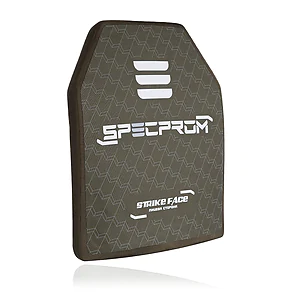 Керамическая бронеплита S-Line 5-го класса SPECPROM. Вес 2.9 кг. Размер 26 на 33 см.