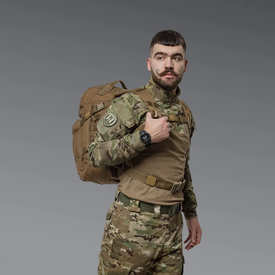 Тактичний рюкзак Scout на 40л. Cordura 1000D. Койот
