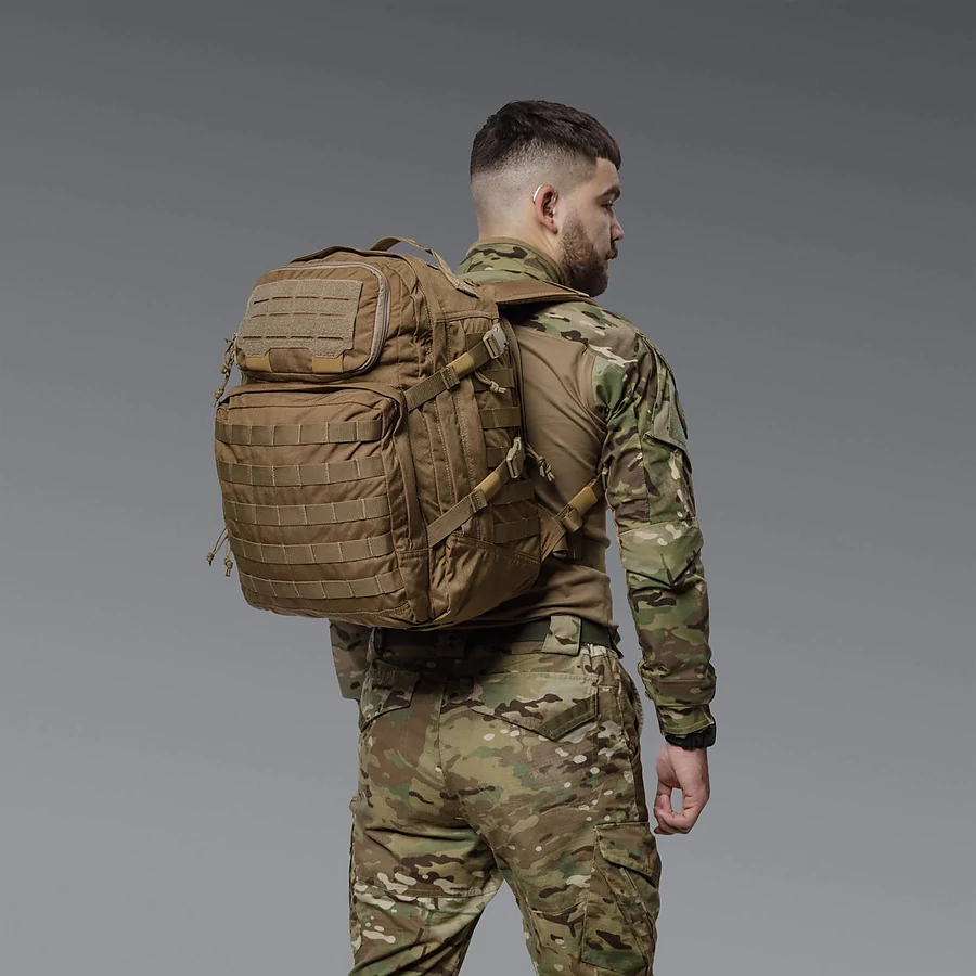 Тактичний рюкзак Scout на 40л. Cordura 1000D. Койот