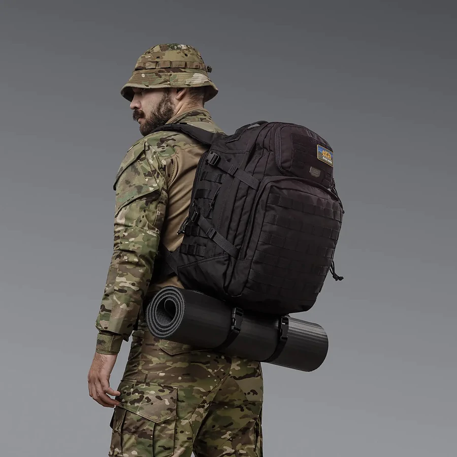 Тактичний рюкзак Scout на 40л. Cordura 1000D. Чорний