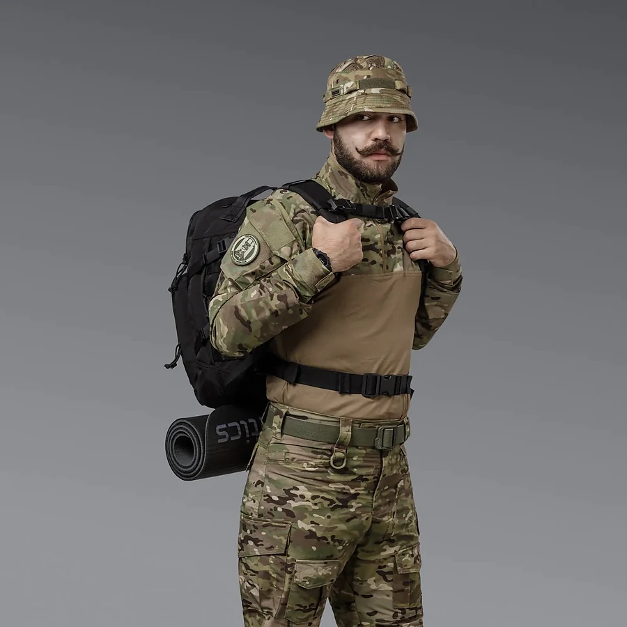 Тактичний рюкзак Scout на 40л. Cordura 1000D. Чорний