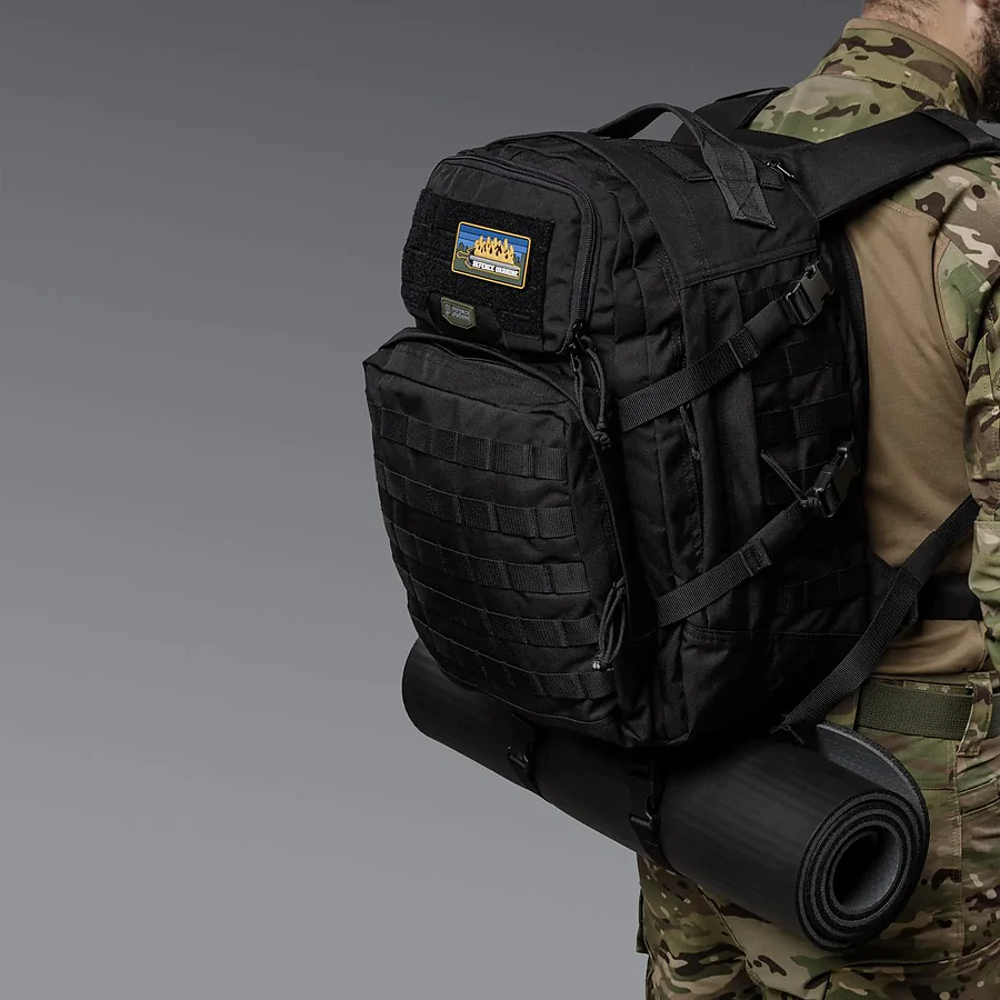 Тактичний рюкзак Scout на 40л. Cordura 1000D. Чорний