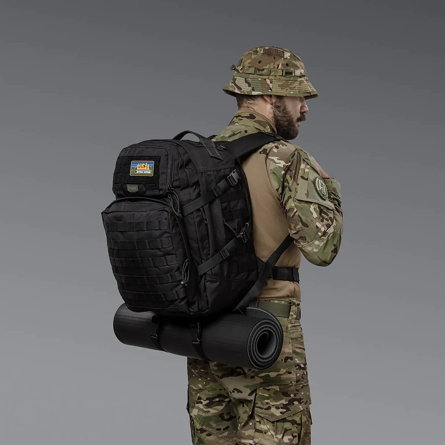 Тактичний рюкзак Scout на 40л. Cordura 1000D. Чорний