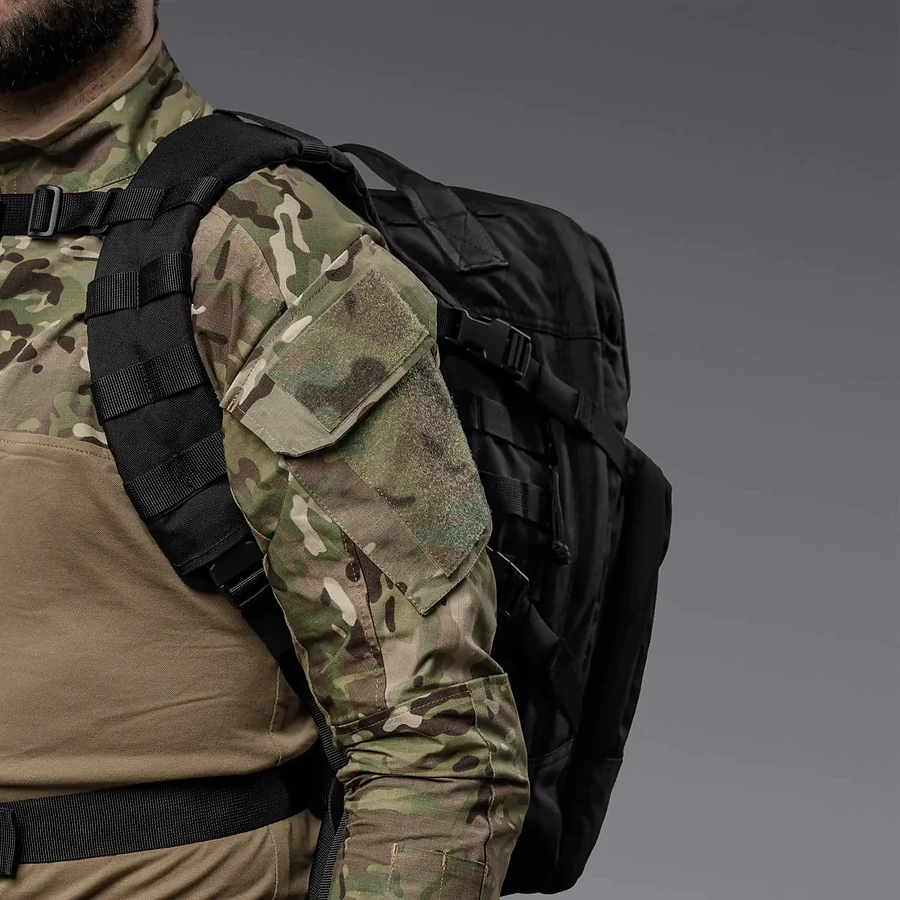 Тактичний рюкзак Scout на 40л. Cordura 1000D. Чорний
