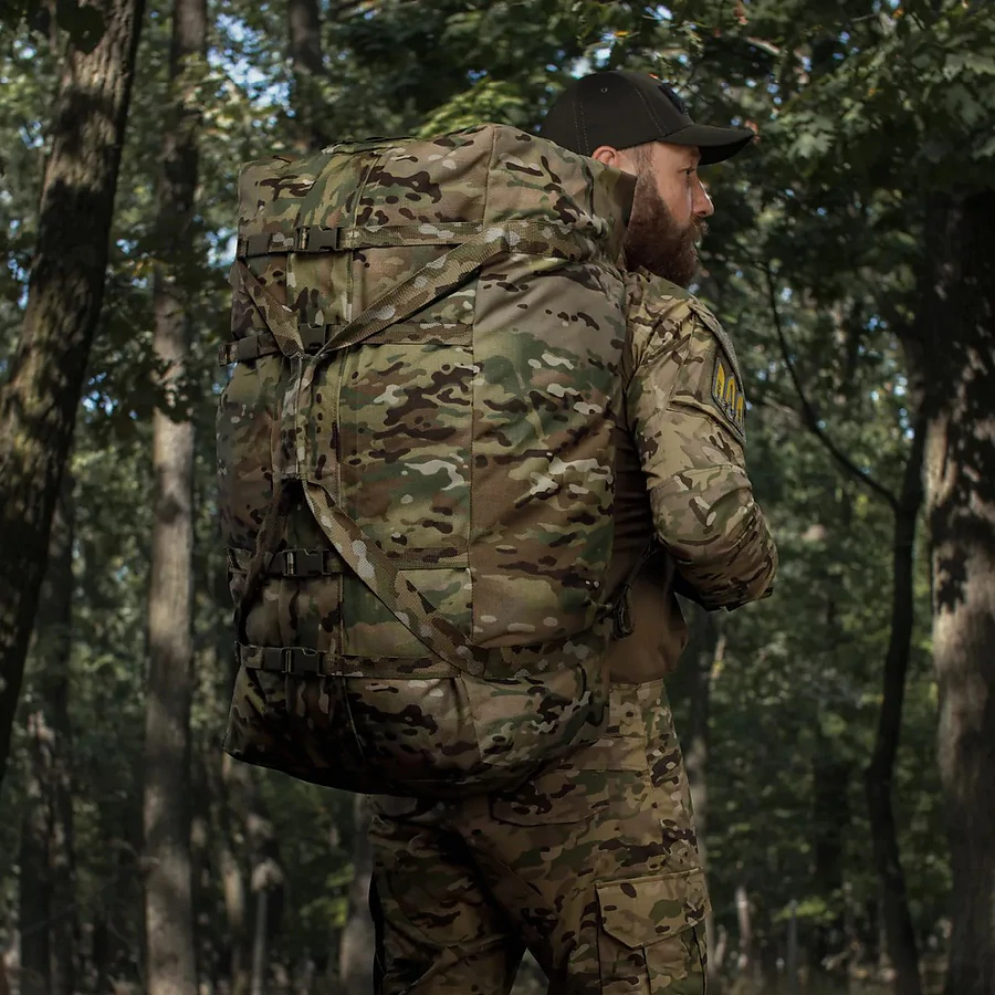 Тактическая сумка-баул Specprom Giant  на 100л. Cordura 500D. Мультикам