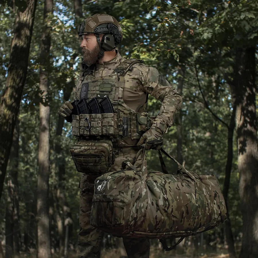 Тактическая сумка-баул Specprom Giant  на 100л. Cordura 500D. Мультикам