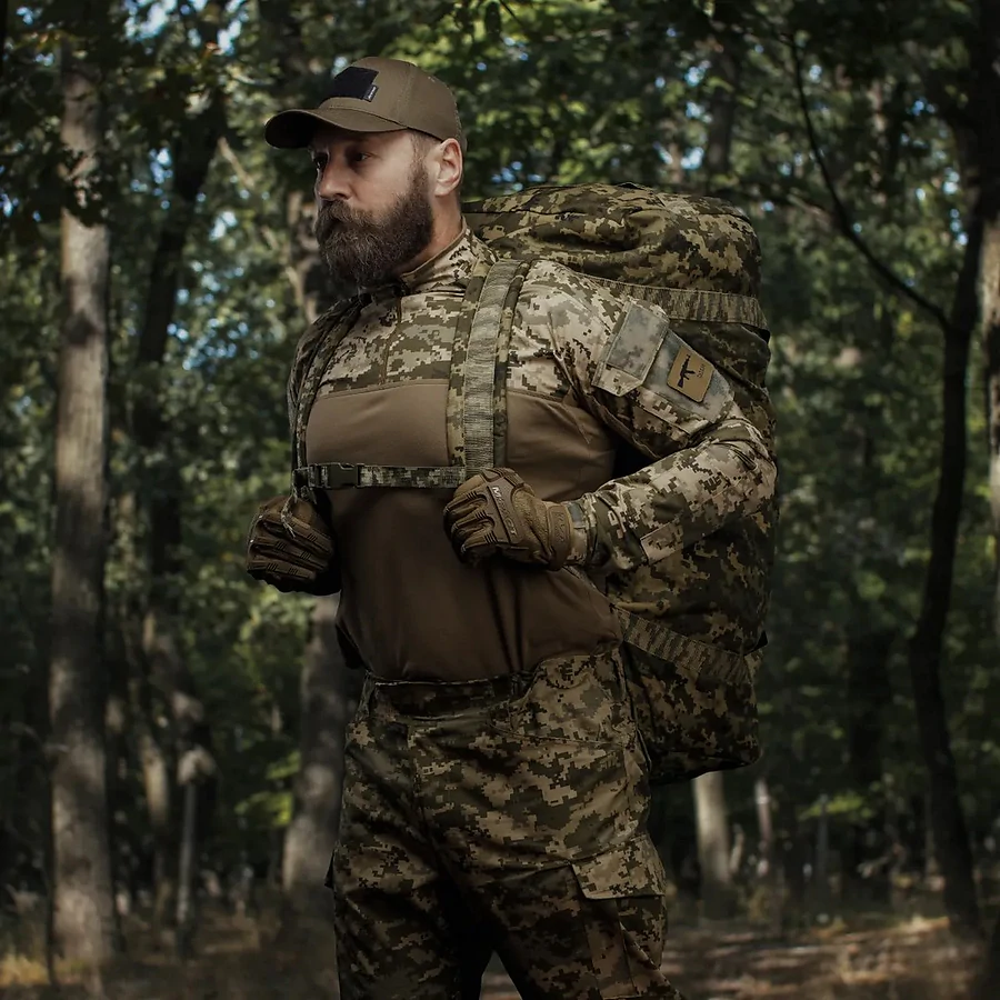 Тактическая сумка-баул Specprom Giant на 100л. Cordura 500D. Пиксель