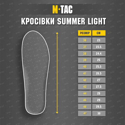 Кросівки M-TAC Summer Light Black