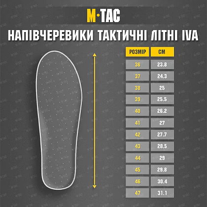 Напівчеревики M-TAC тактичні літні Iva Койот