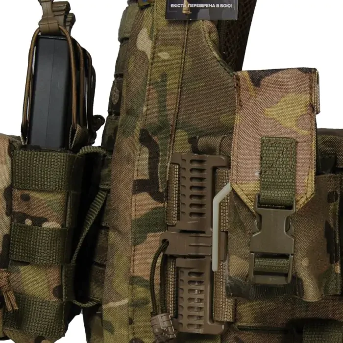 Плитоноска Warmor Gen.6 PRO MAX. Мультикам. Максимальный набор подсумков