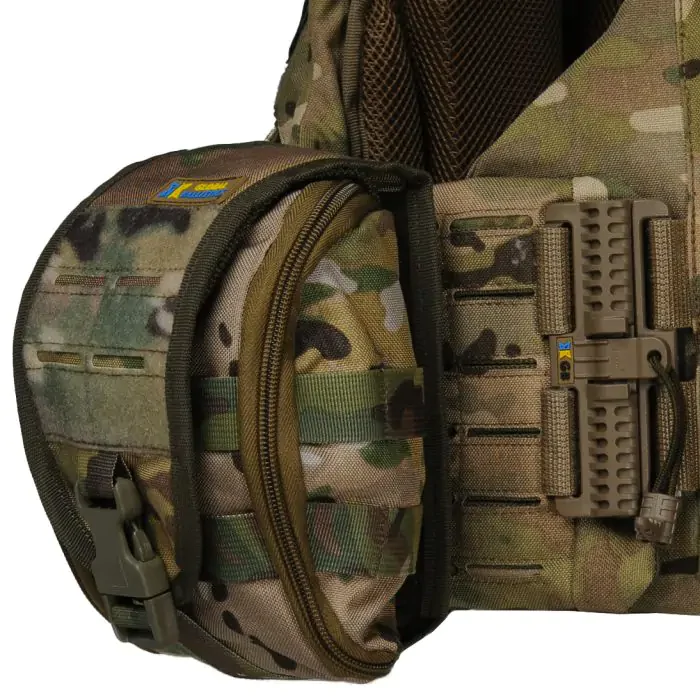 Плитоноска Warmor Gen.6 PRO MAX. Мультикам. Максимальный набор подсумков