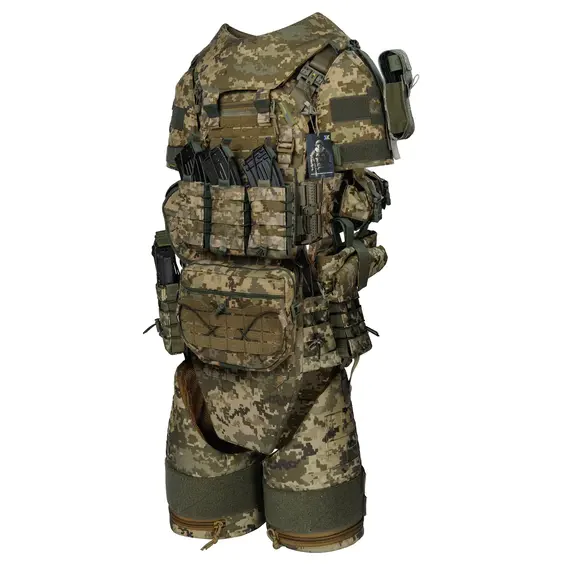 Бронежилет 6 класса Warmor Gen.3 FullSet SPECPROM. Баллистические пакеты 2 класса. Пиксель (ММ14)