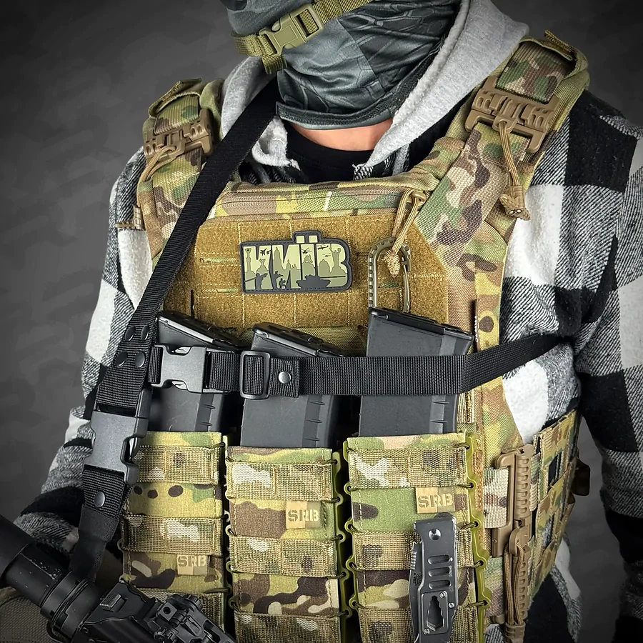 Ремінь одно/двоточковий збройовий RAGNAROK ODIN carbine Gen.II. Чорний