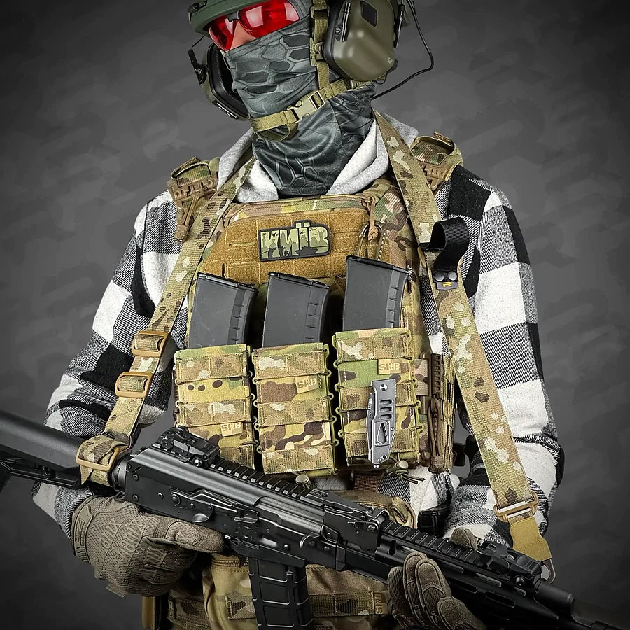 Ремінь RAGNAROK TYR carbine збройовий одно/двоточковий з додатковим кріпленням. Мультикам