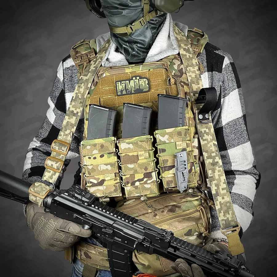 Ремінь RAGNAROK TYR carbine збройовий одно/двоточковий з додатковим кріпленням. Піксель
