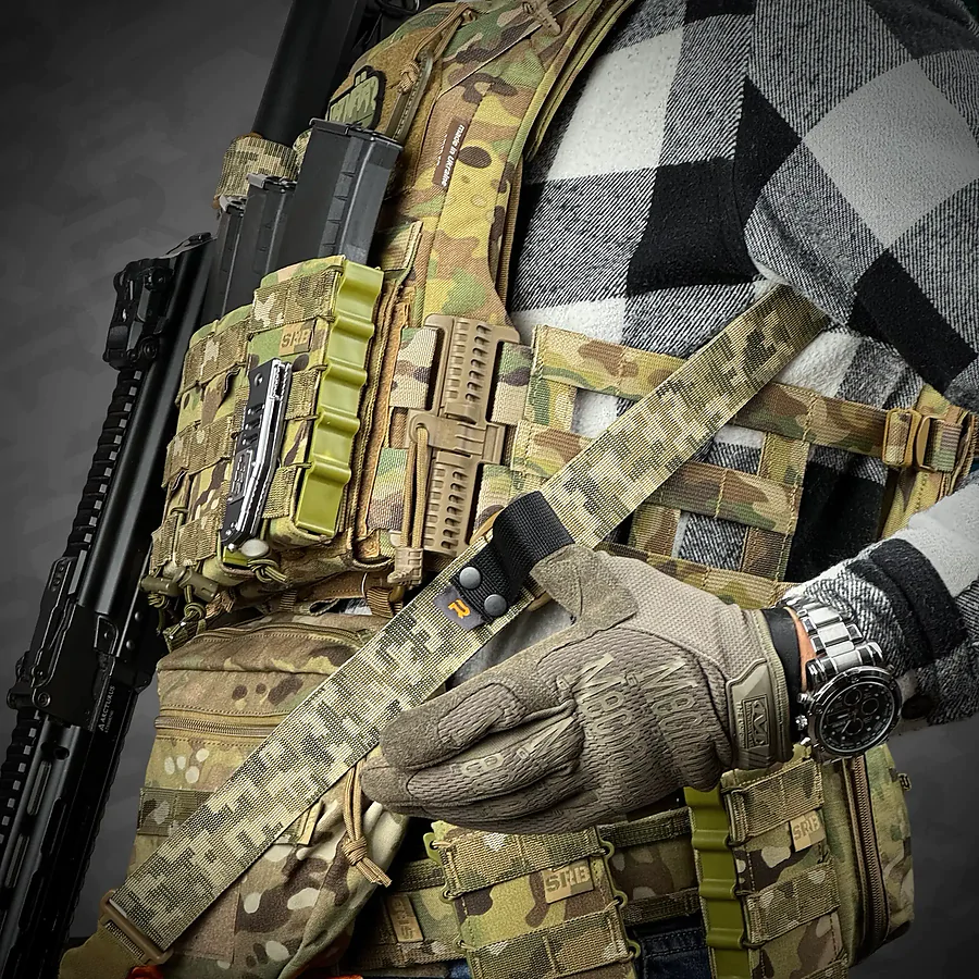 Ремінь RAGNAROK TYR carbine збройовий одно/двоточковий з додатковим кріпленням. Піксель