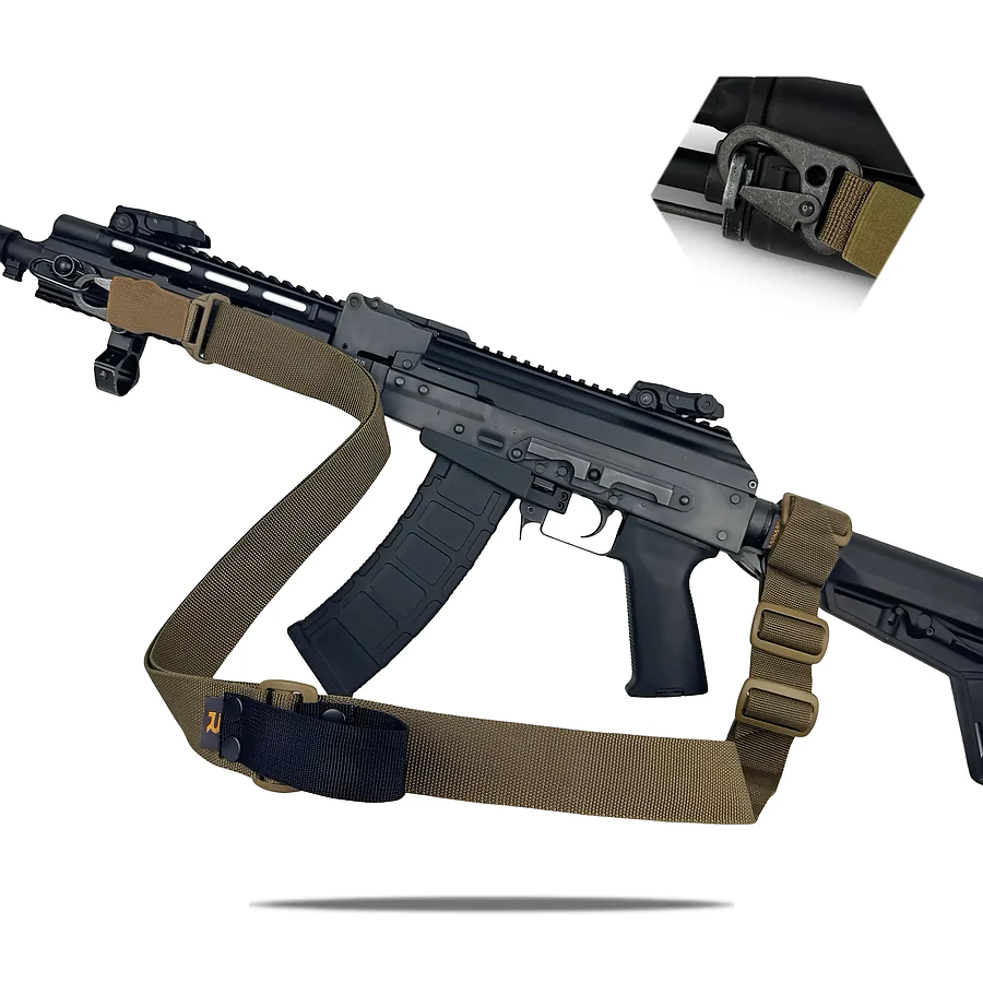 Ремень RAGNAROK TYR carbine оружейный одно/двухточечный с дополнительным креплением. Койот